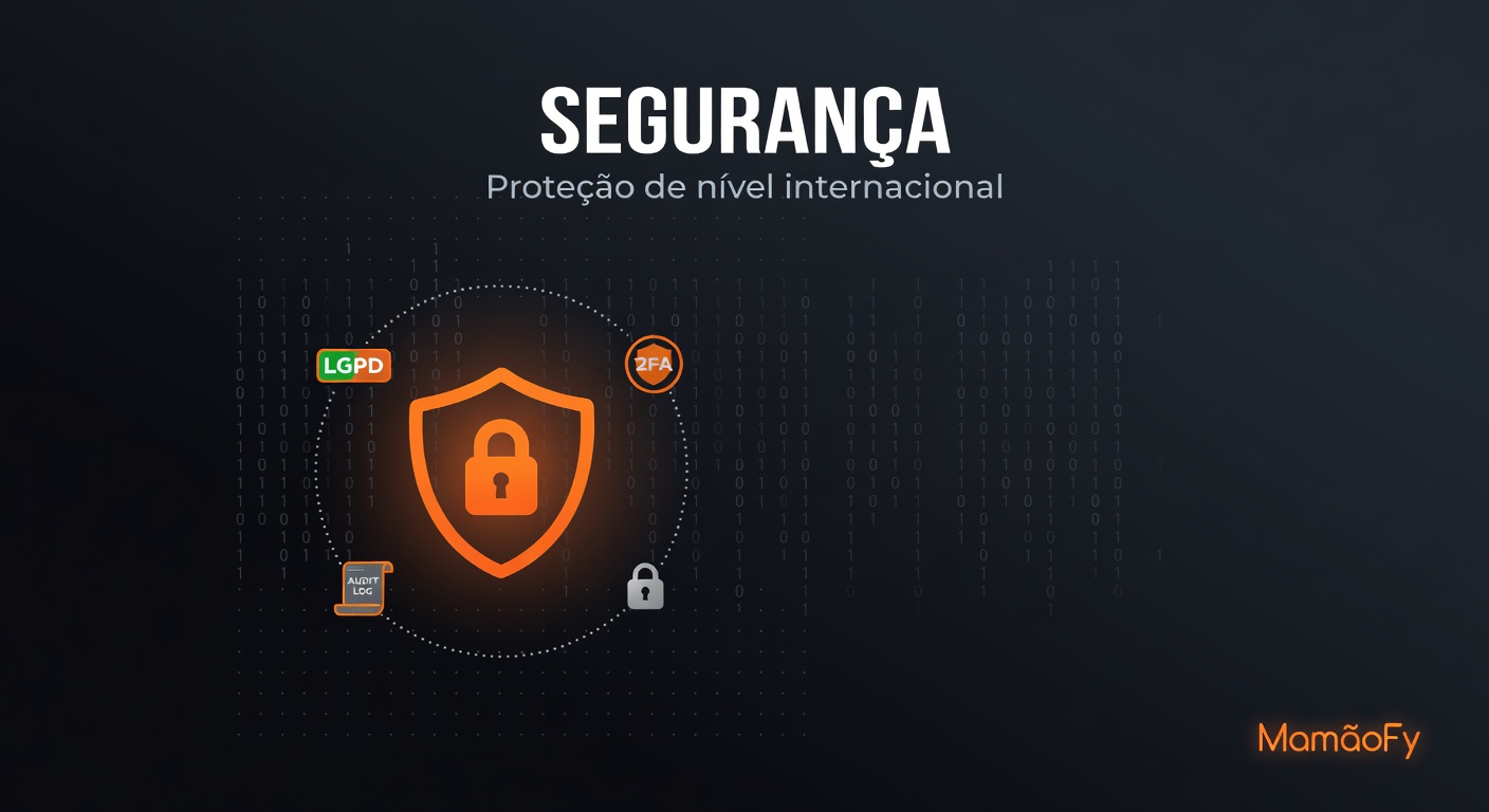 Segurança e proteção de dados no MamãoFy